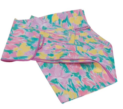 Mantelería Monet rosa 160 x 160 - 3