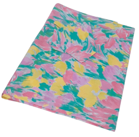 Mantelería Monet rosa 160 x 160 - 4