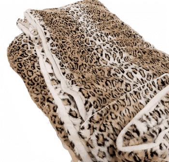Manta pelo leopardo cama 150 - 2