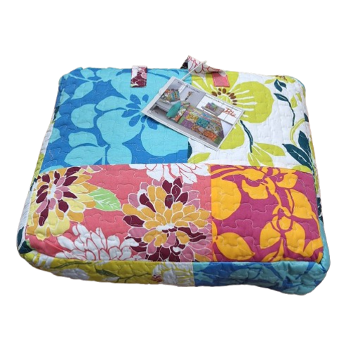 Colcha Boutie pachwork flores - 4