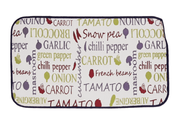 Alfombra antideslizante cocina letras