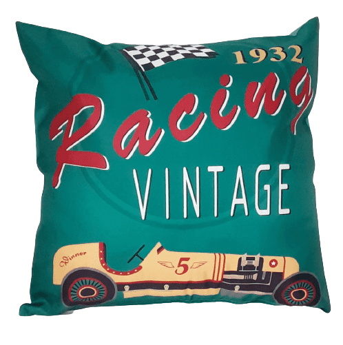 Funda cojín coche Vintage 45 x 45