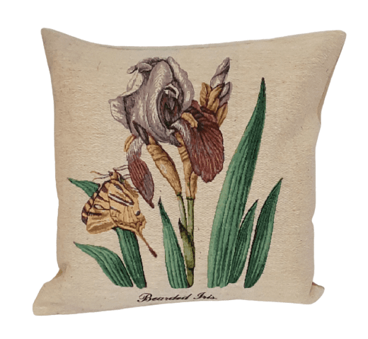 Fundas cojín tejido lirios 45 x 45