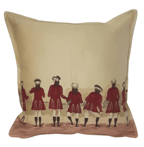 Funda cojín casaca roja