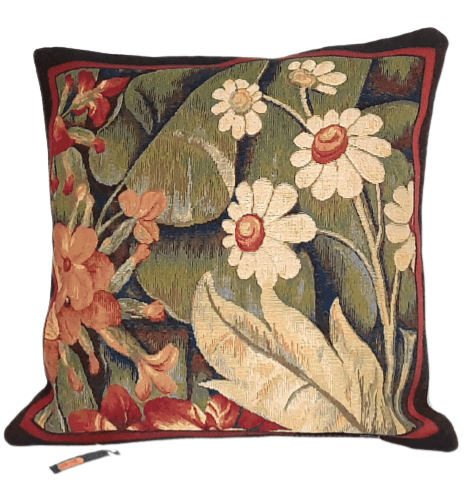 Fundas cojines tapiz flores 50 x 50 - 2