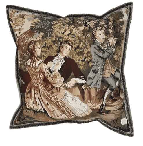 Funda cojín tapiz flauta 40 x 40