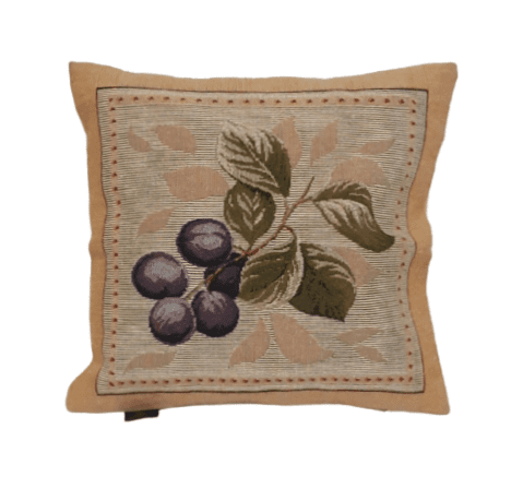 Funda cojín tapiz uvas 36 x 36