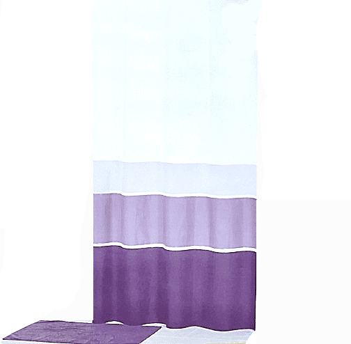 Cortina de baño pvc fuerte morada
