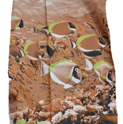 Cortina de baño Peces sepia - 1