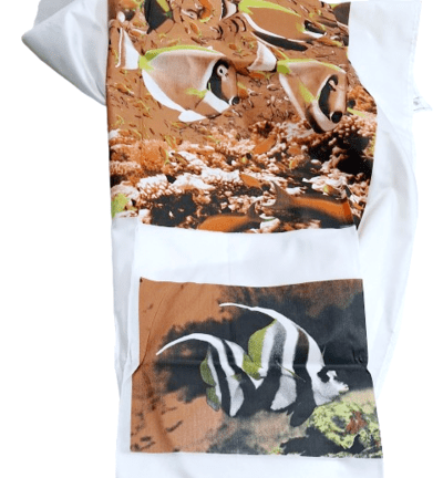 Cortina de baño Peces sepia - 2