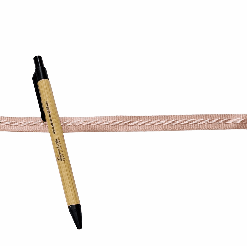 Galón estrecho salmón claro