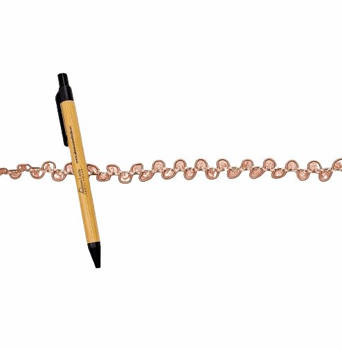 Galón caldo rosa con filo verde - 1