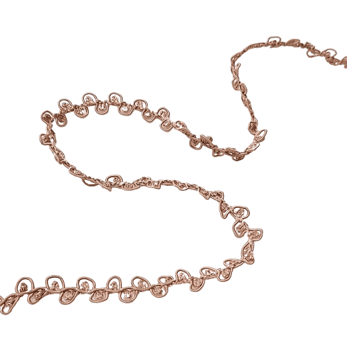 Galón estrecho calado salmón - 2