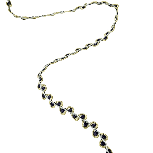 Pasamanería Galón verde y azul - 1