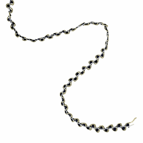 Pasamanería Galón verde y azul - 3