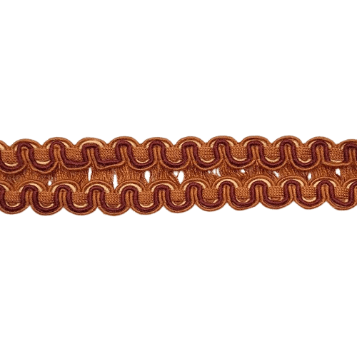 Galón doble de algodón teja