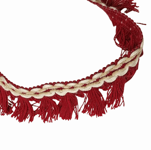 Flecos rojo granate - 2