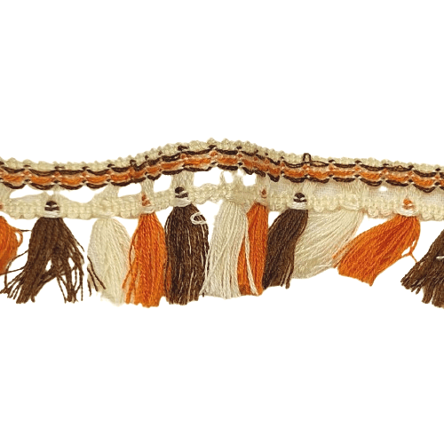 Flecos naranja, marrones y beige - 2