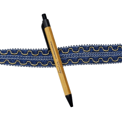 Galón brillante azulón y amarillo - 1