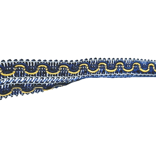 Galón brillante azulón y amarillo - 2