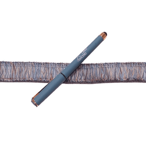 Pasamanería Flecos azul con granate - 2