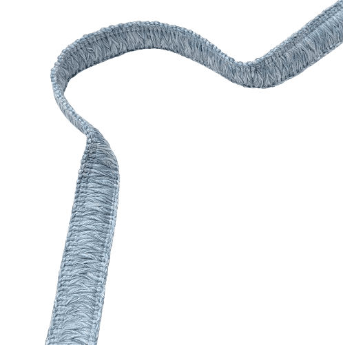 Galón flecos espumillón azul celeste - 1