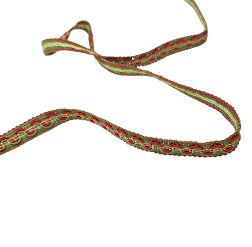 Galón verde intenso hilo rojo - 3