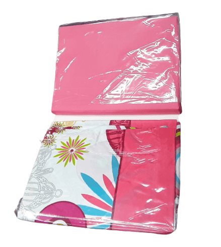 Juego de sábanas microfibra fucsia. Cama: 90, 135