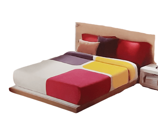 Manta terciopelo cuadros cama 135