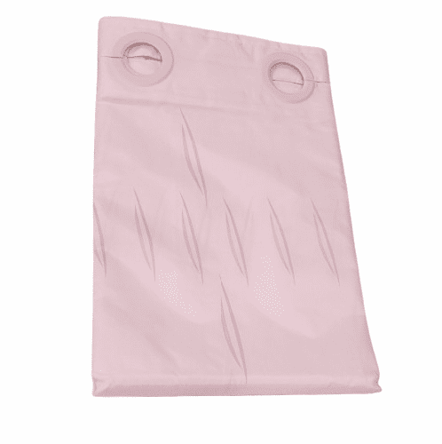 Cortina baño rosa