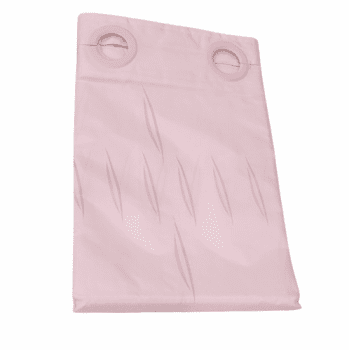 Cortina baño rosa