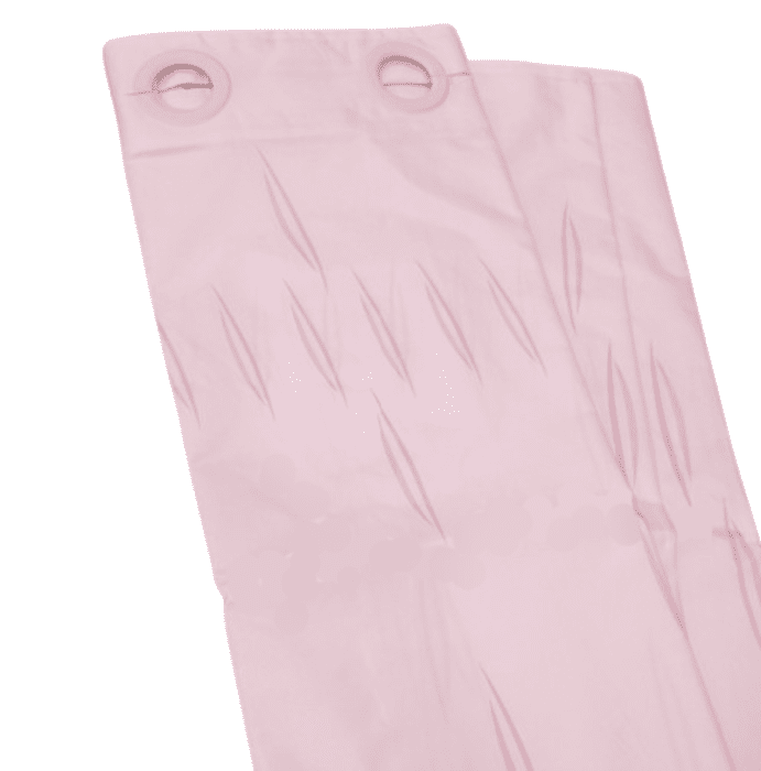 Cortina baño rosa - 1