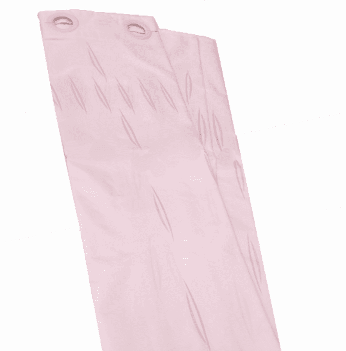 Cortina baño rosa - 3