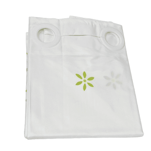 Cortina de baño Tatiana flores verdes - 2