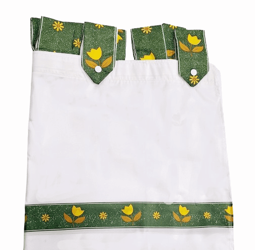 Cortina baño tulipanes