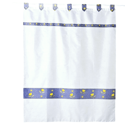 Cortina baño tulipanes - 4