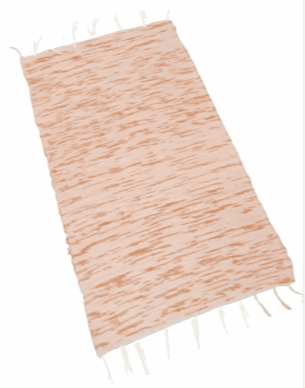 Alfombra Jarapa salmón 70 x 120