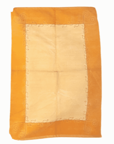 Alfombra Jarapa chenilla amarilla 100 x 140 - 2