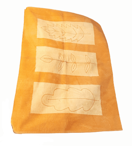 Alfombra Jarapa chenilla amarilla 100 x 140 - 3