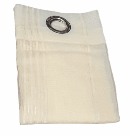 1 Visillo beige vainilla rayitas chenilla - 2