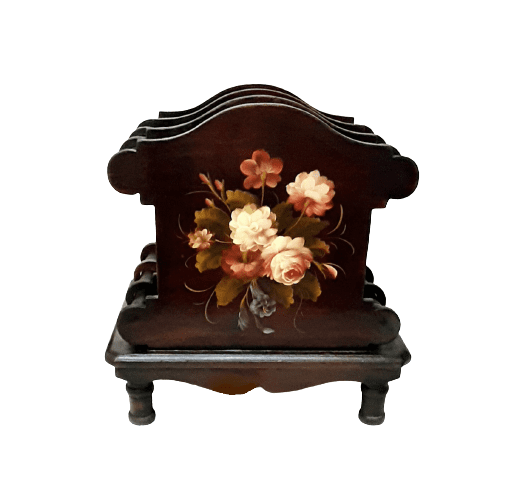 REVISTERO MADERA PINTADA