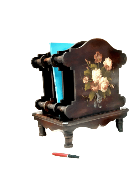 REVISTERO MADERA PINTADA - 3