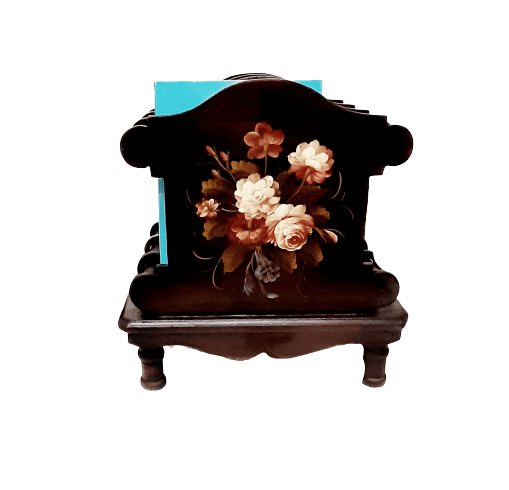 REVISTERO MADERA PINTADA - 5