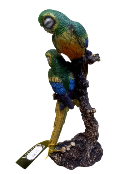 FIGURA DECORATIVA PERIQUITOS - 1