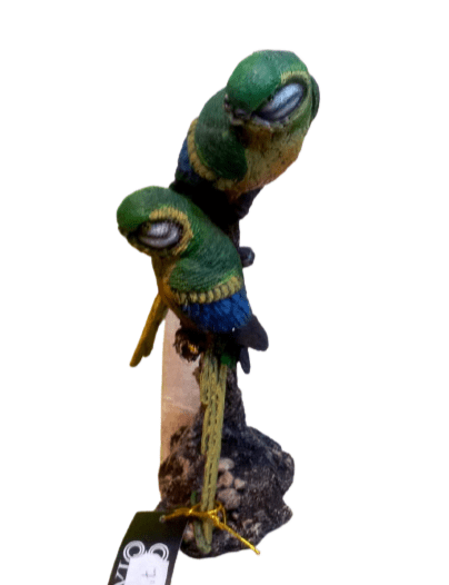 FIGURA DECORATIVA PERIQUITOS - 3