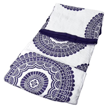 Colcha reversible morada mandalas. Cama: 135, 150 - 2