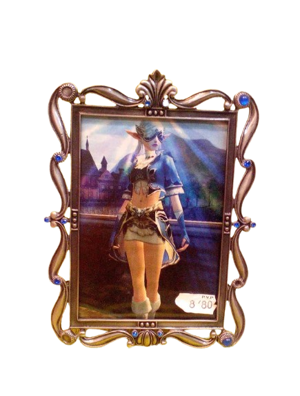 MARCO BRILLANTES AZULES