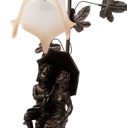 LÁMPARA MESA pareja paraguas - 1