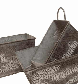 LOTE 3  JARDINERAS METÁLICAS - 2