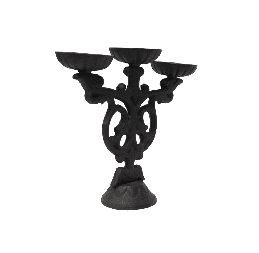 Candelabro hierro fundido - 2